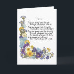 Till en son... kort<br><div class="desc">Vackra ord till en son. Perfekt för examen,  Fars dag,  födelsedag eller när som helst du vill berätta för honom hur mycket han betyder för dig.</div>