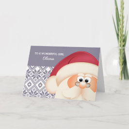 Till en Speciell Kid från Jultomten. Jul Helgkort