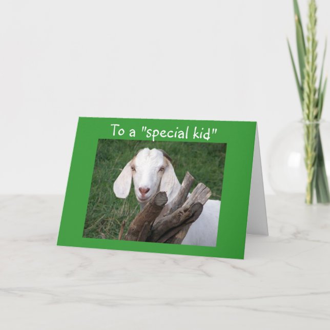 TILL EN SPECIELL KID I STUDENTEN-ENSKILD FÖRÄLDRAN KORT (Framsida)