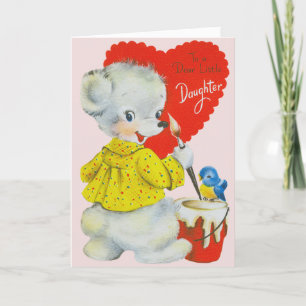 Till en stackars Anpassningsbar Retro Valentine Helgkort