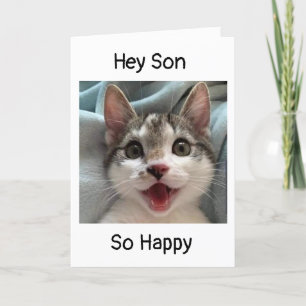 TILL EN UNDERBAR SON PÅ BIRTHDAY! KORT