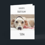 TILL EN UNDERBAR SON PÅ BIRTHDAY! KORT<br><div class="desc">TACK FÖR ATT VI STOPPADE AV ETT AV MINA ÅTTA STOPPAR!!!!!!</div>