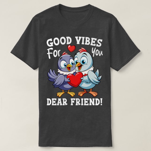 till er kära vän Birds T Shirt (Design framsida)