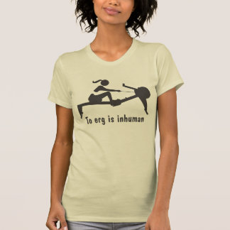 "Till ergen är den omänskliga" roddskjortan Tröja