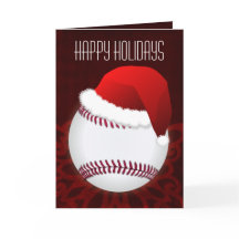 till ett basebollspelarjulkort