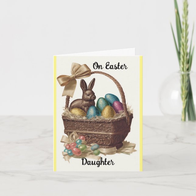 Till ett dotterkort till Påsk Helgkort (Framsida)