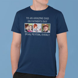 Till ett Fantastisk Pappa på Anpassningsbarna Far T Shirt