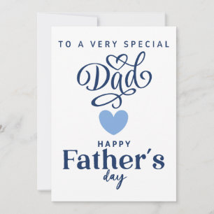 Till ett mycket Speciellt Pappa Fars dag-kort Inbjudningar