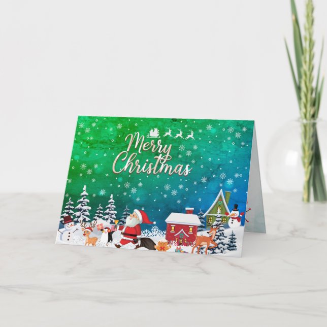 Till ett Speciellt God jul-dotterkort Kort (Framsida)