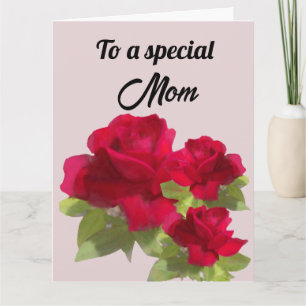 Till ett speciellt mamma-kort kort
