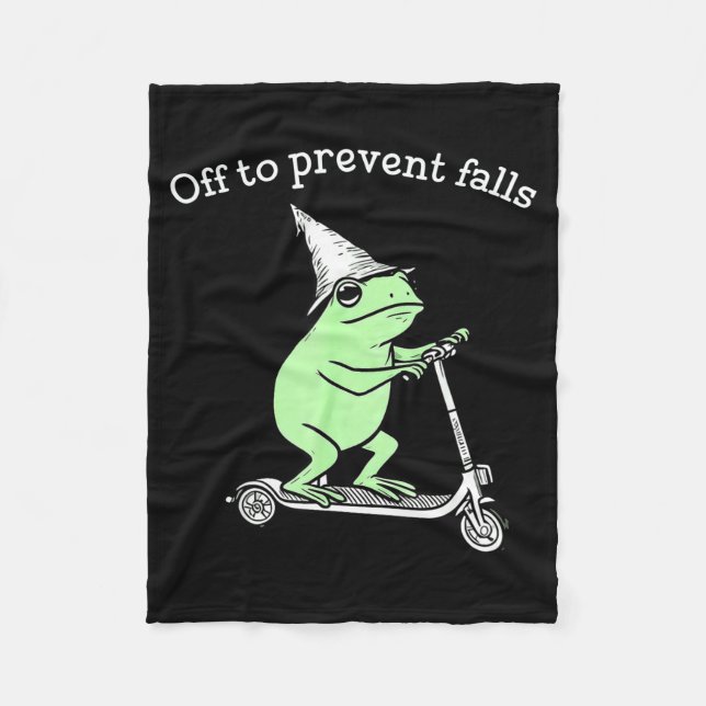 Till fallprevention Spt Pta Sjuksköterska Fleecefilt (Framsidan)