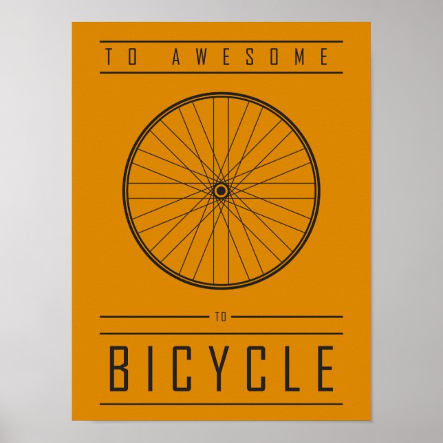Till Fantastisk, till cykel Poster (Framsidan)
