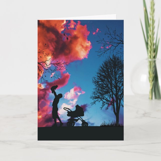 Till far från dotter kort (Framsida)