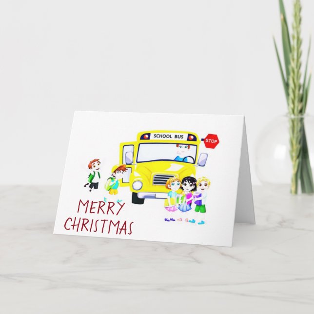 TILL FÖRAREN **BEST BUSS NÅGONSIN** I CHRISTMAS HELGKORT (Framsida)