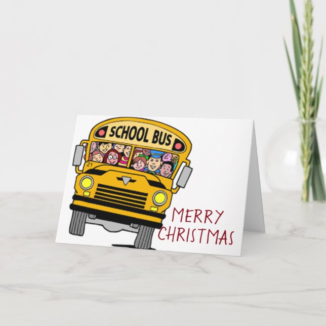 TILL FÖRAREN **BEST BUSS NÅGONSIN** I CHRISTMAS HELGKORT (Framsida)