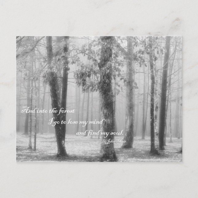 Till Forest I Go - vykort (Framsida)