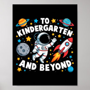Till förskola och bortom astronaut tillbaka till s poster