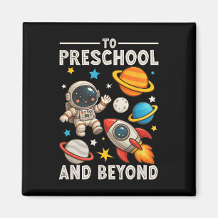 Till förskola och mer astronaut rolig tillbaka til magnet