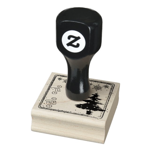 Till från Julgran Gift Märkre Frimärke Stämpel (Stämpel)