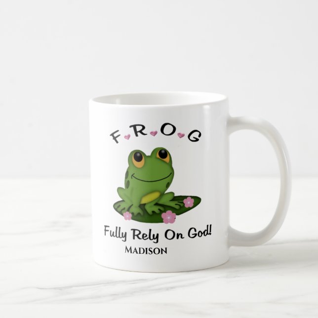 Till fullo lita på Gud Mugg (Höger)