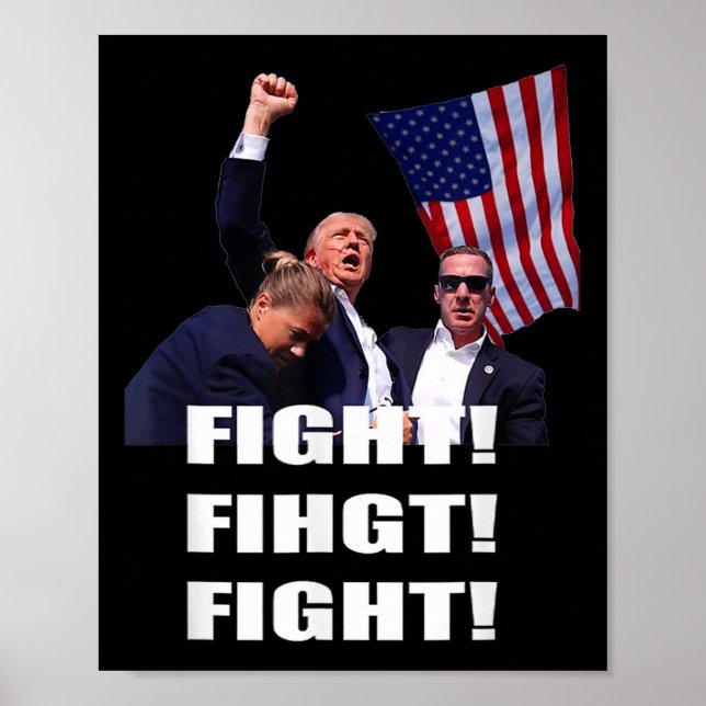 Till fullo stöder ordförande Trump 1 Poster (Framsidan)