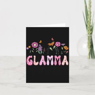 Till Glamma Est Rosa Vildblomma Kampanj Kort