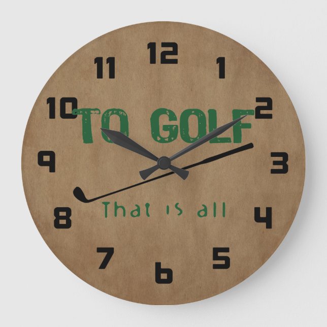 Till Golf Stor Klocka (Framsida)