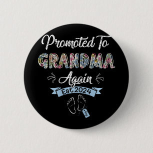 Till Grandma igen Est 2024 Gravid-meddelande Knapp