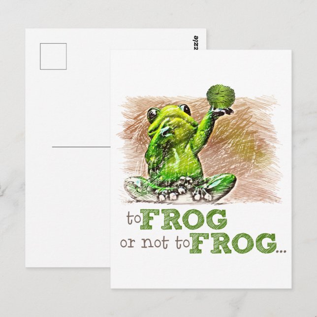 Till Grog eller ej till Grog ... Vykort (Fram/baksida)