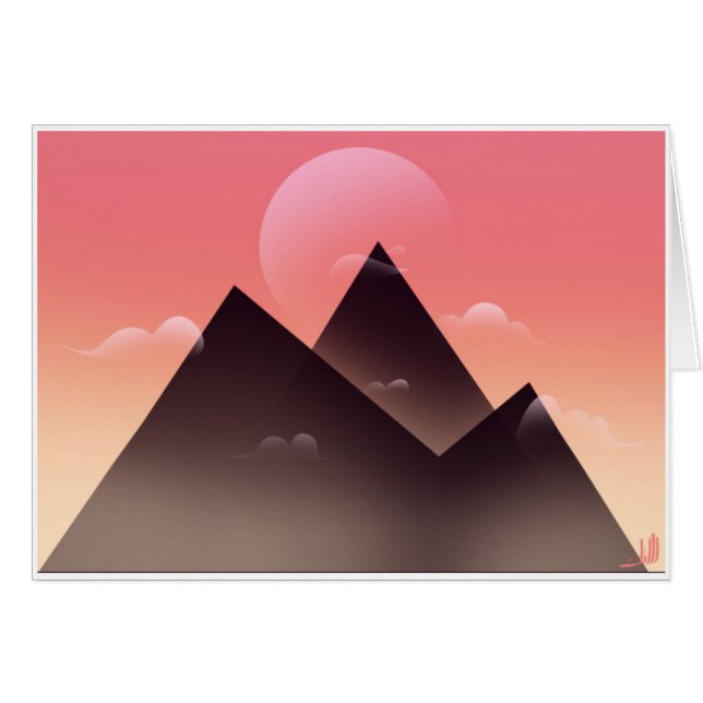 till gryningkort hälsningskort (Framsidan Horizontal)