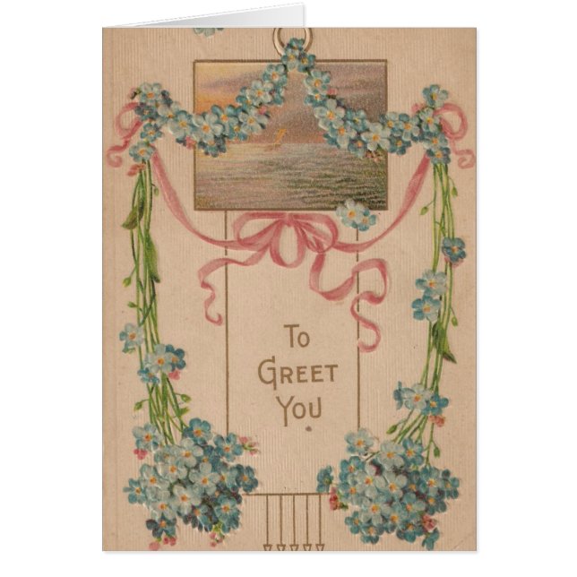 Till hälsning hälsningskort (Framsidan)