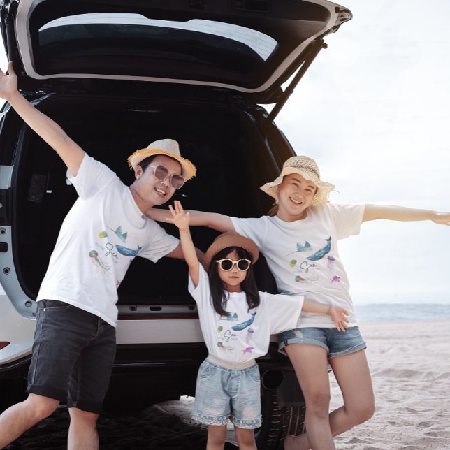 Till havet går vi till T-Shirt (Celebrate a special trip to the ocean with these fun, "To the sea we go" t-shirts! )