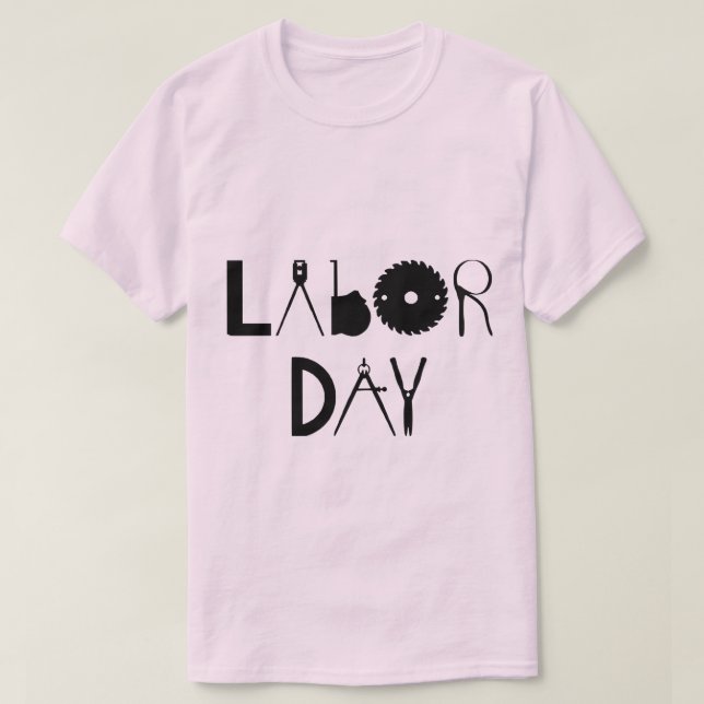 till heder för arbetsdagen t shirt (Design framsida)
