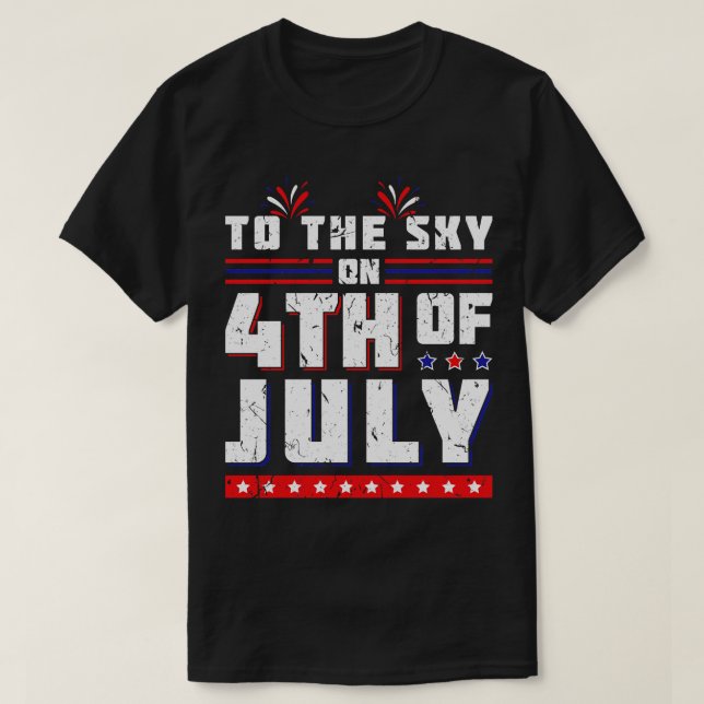 Till Himlar den 4 juli: Drift T Shirt (Design framsida)