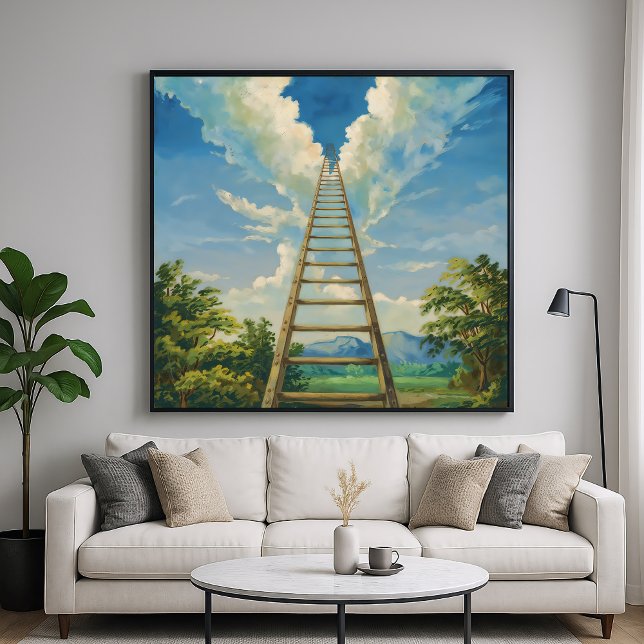 Till Himmel - Surrealistisk illustration av Stil A Poster (Skapare uppladdad)
