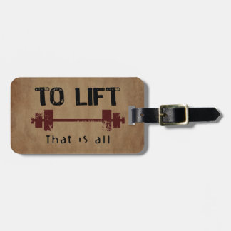 Till Hiss Bodybuilding Bagagebricka