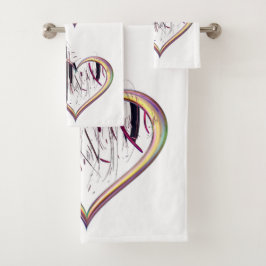 Till hjärtat ska du ha True Bath Towel Set