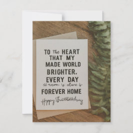 Till hjärtat som gjorde min värld ljusare varje da