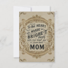 Till hjärtat som gjorde min värld ljusare varje da