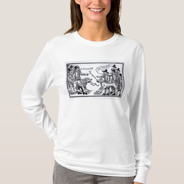 Till honom biter Pudel, honom Peper Tee Shirt (Framsida)