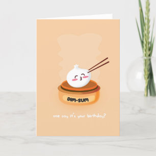 Till honom eller henne Sum Pun Birthday Card Kort