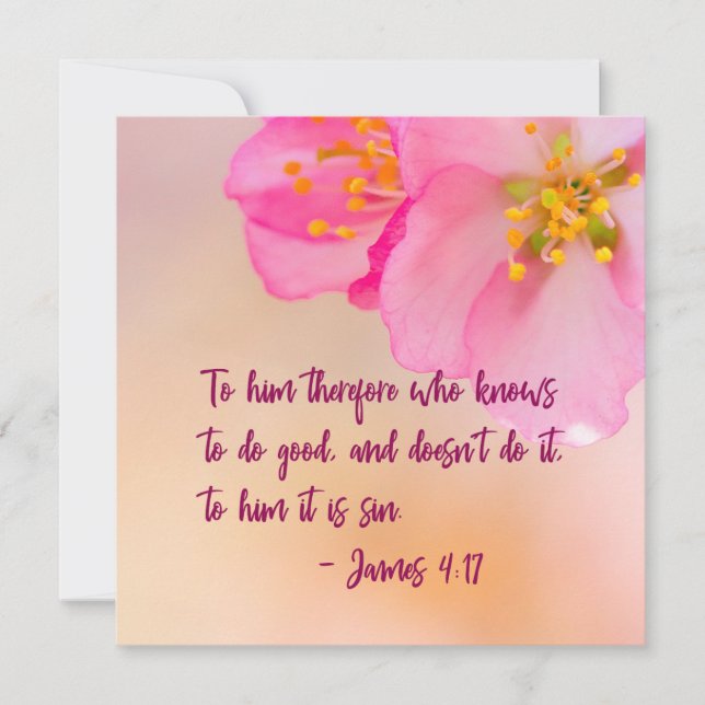 Till honom som känner till kristen Blommigt (Framsida)