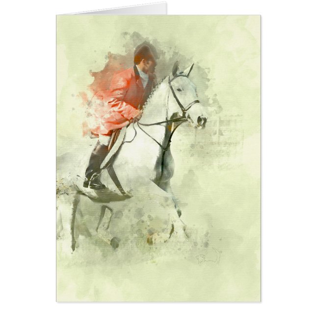 Till Hunt Hälsningskort (Framsidan)