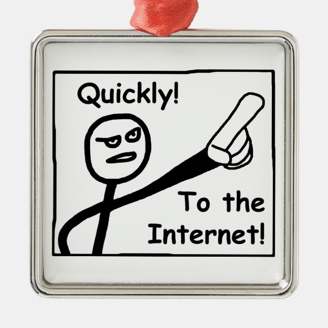 till Internet Julgransprydnad Metall (Framsidan)
