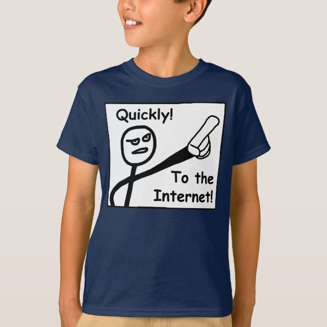 Till internet t-shirt (Framsida)