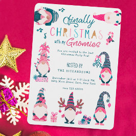 Till jul med min jultomte Party Julkort