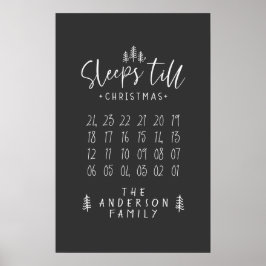 Till jul: modernt minimalistiskt lantbruk poster