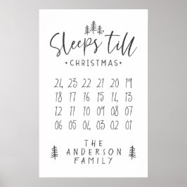 Till jul: modernt minimalistiskt lantbruk poster