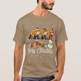 Till jul Pajama Träd Julafton Ljus Animals Älskare T Shirt