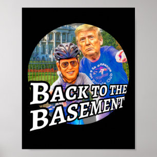 Till källaren Biden Trump Cykel Patriot R Poster